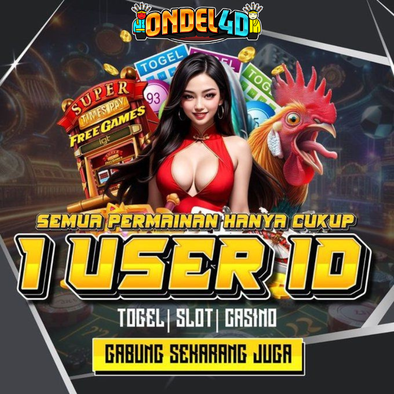 Dengan 1 User ID Kamu Sudah Bisa Mainkan Semua Permainan di Ondel4D