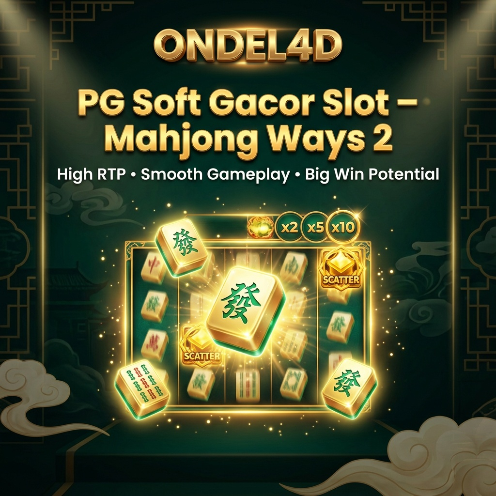 Slot PG Soft Gacor di ONDEL4D: Mengapa Mahjong Ways 2 Selalu Jadi Andalan?