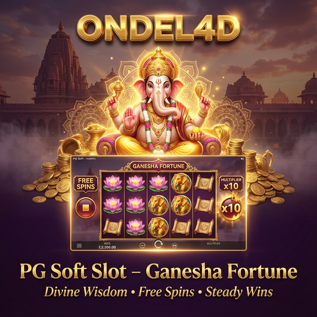 Slot PG Soft Ganesha Fortune di ONDEL4D: Kebijaksanaan yang Mengalirkan Keberuntungan